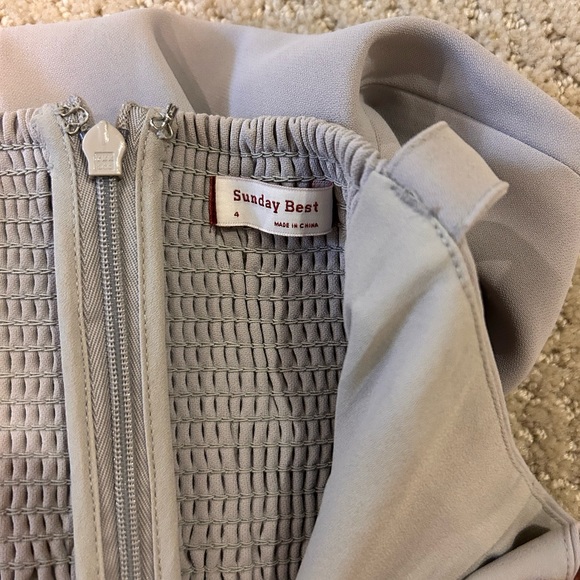 Sunday best dress grey size 4 - Picture 2 of 2